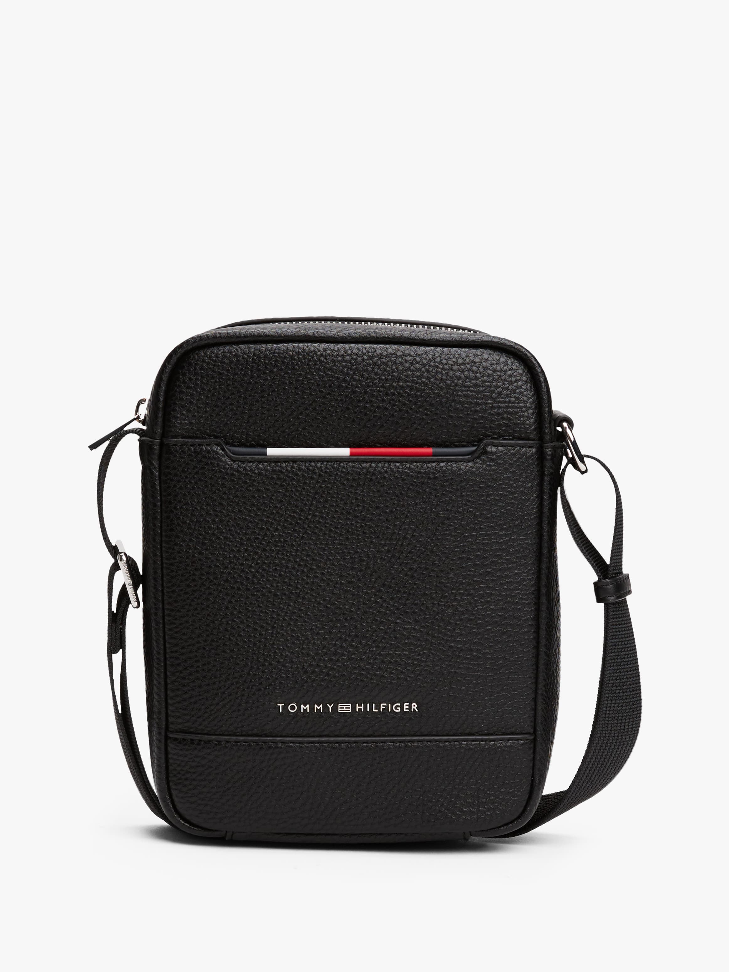 Metal Logo Crossbody Reporter Bag