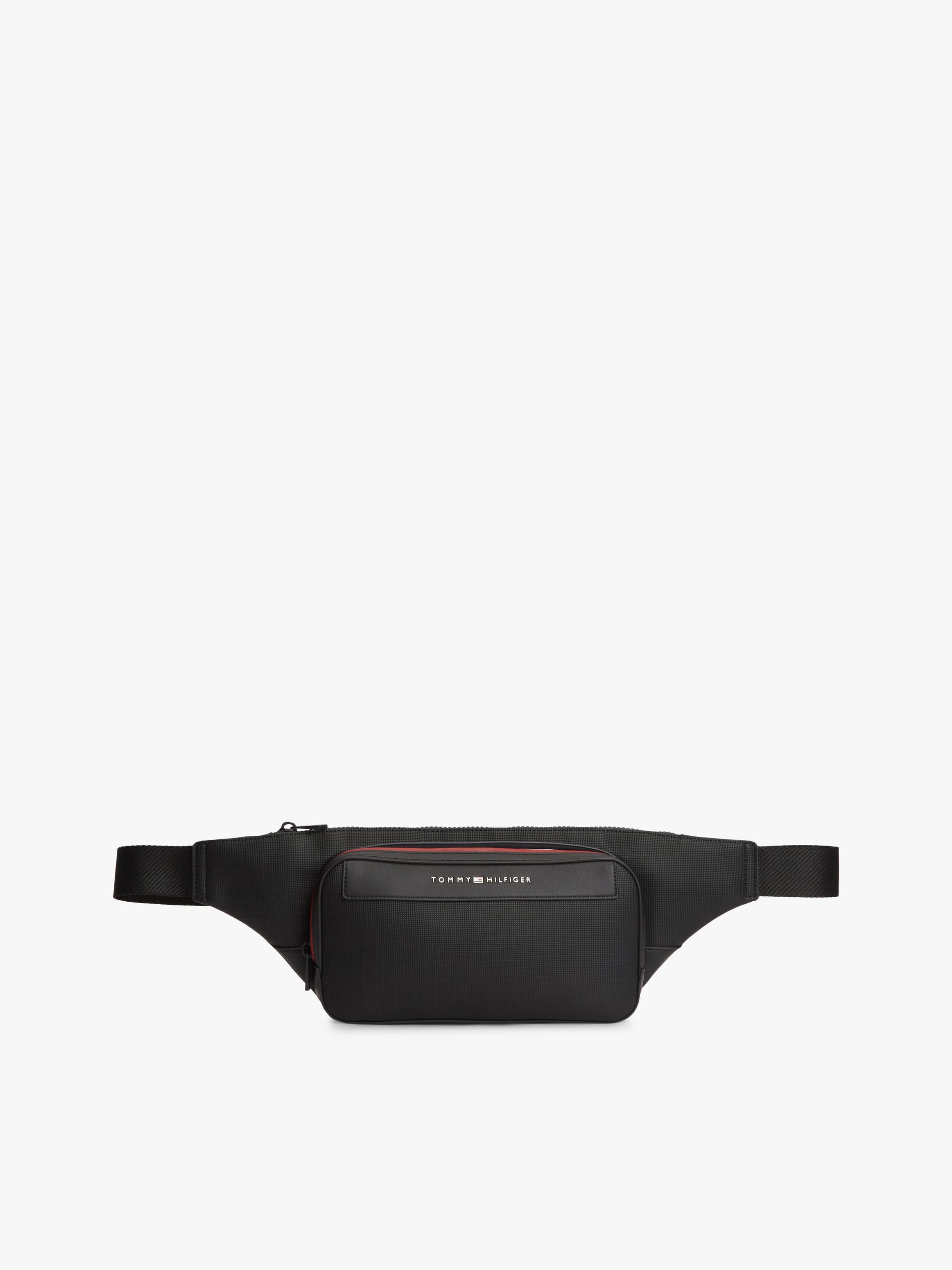Textured Metal Logo Bum Bag