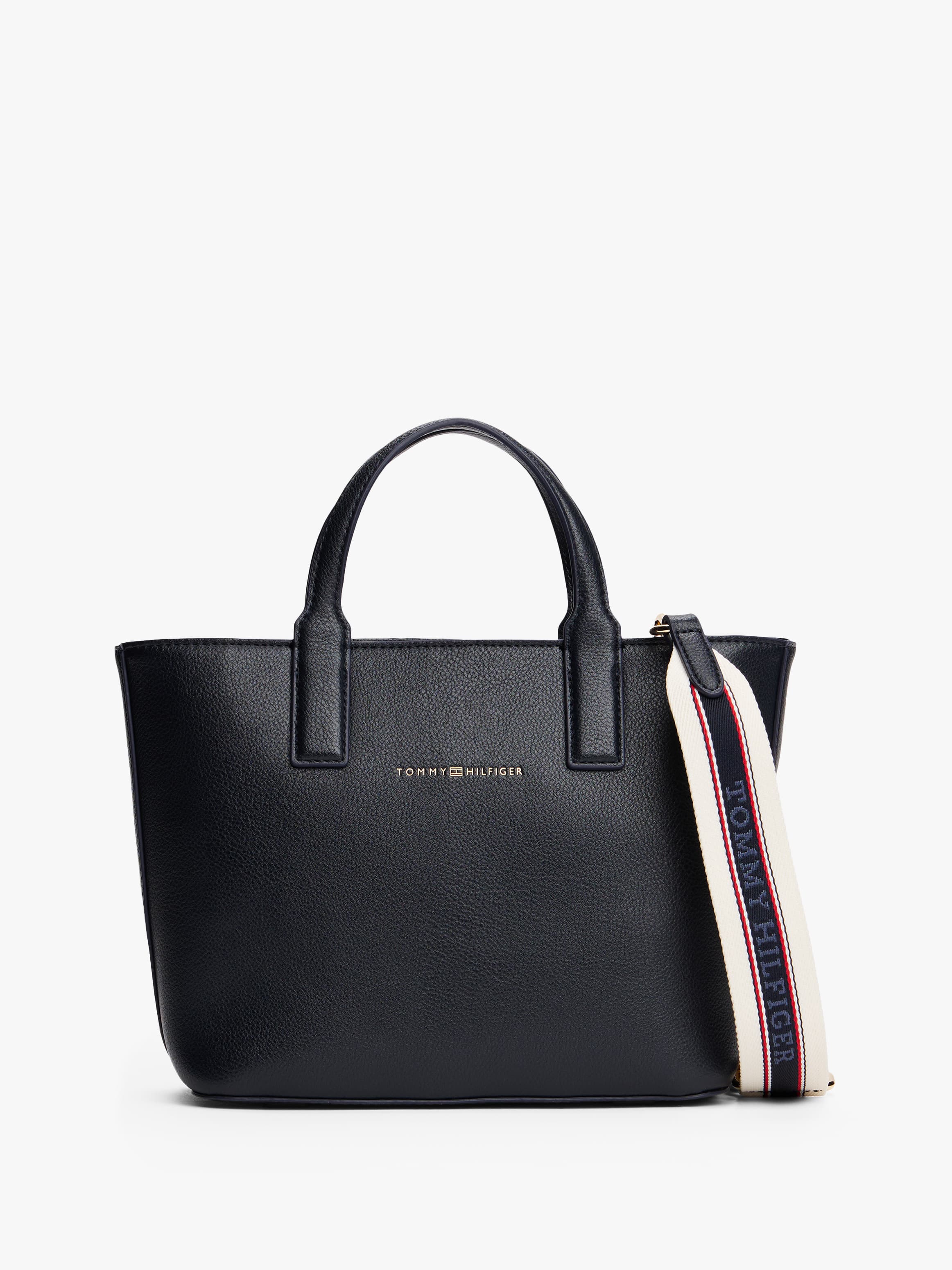 Logo Webbing Strap Tote Bag