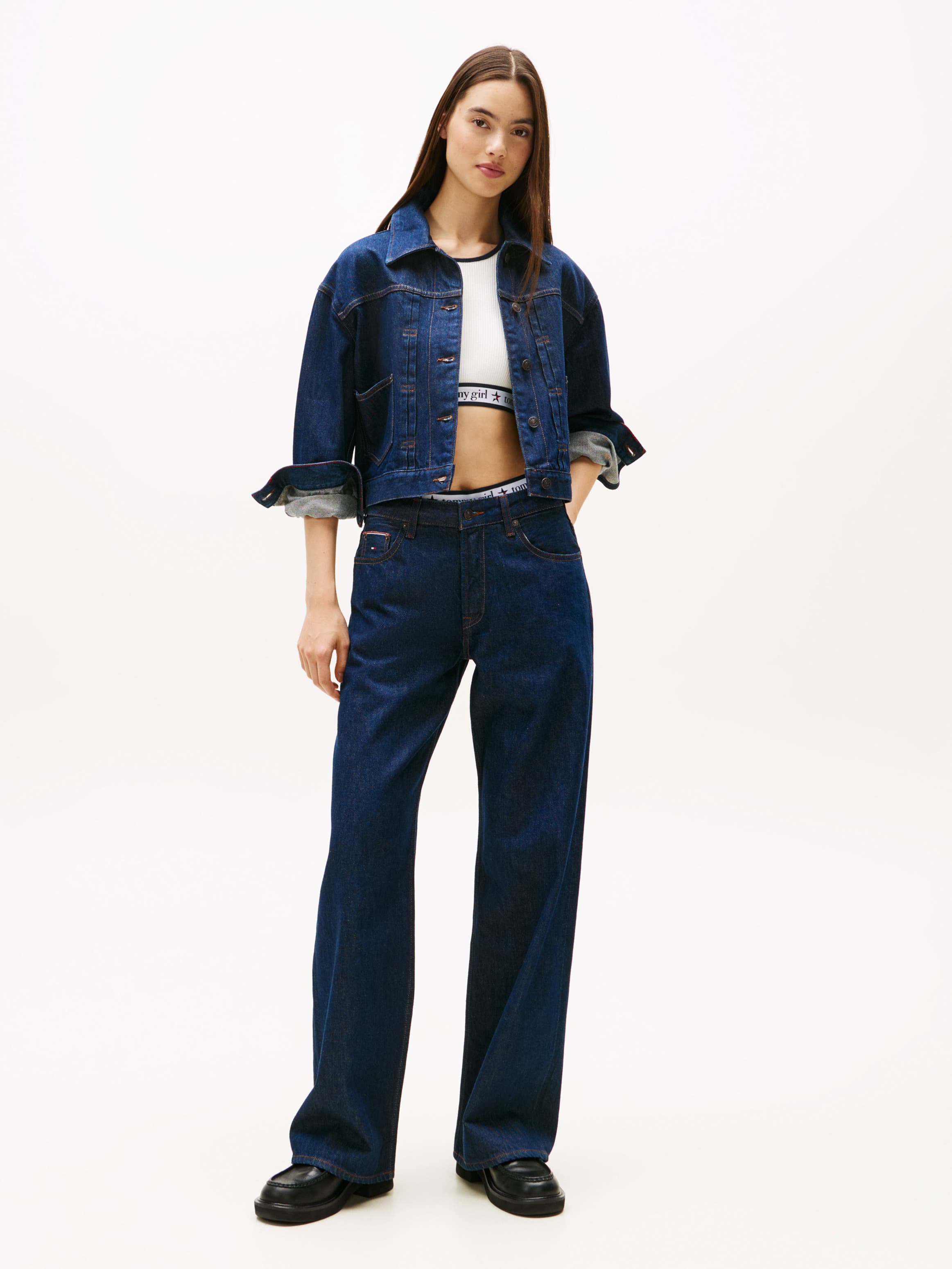 Mia Mid Rise Relaxed Straight Jeans