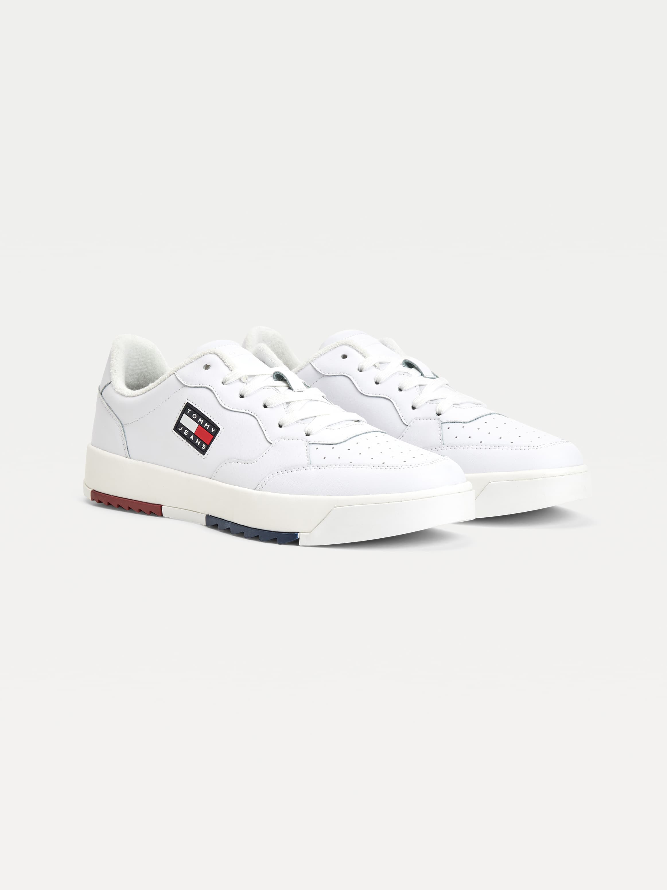 Logo Leather Cupsole Trainers