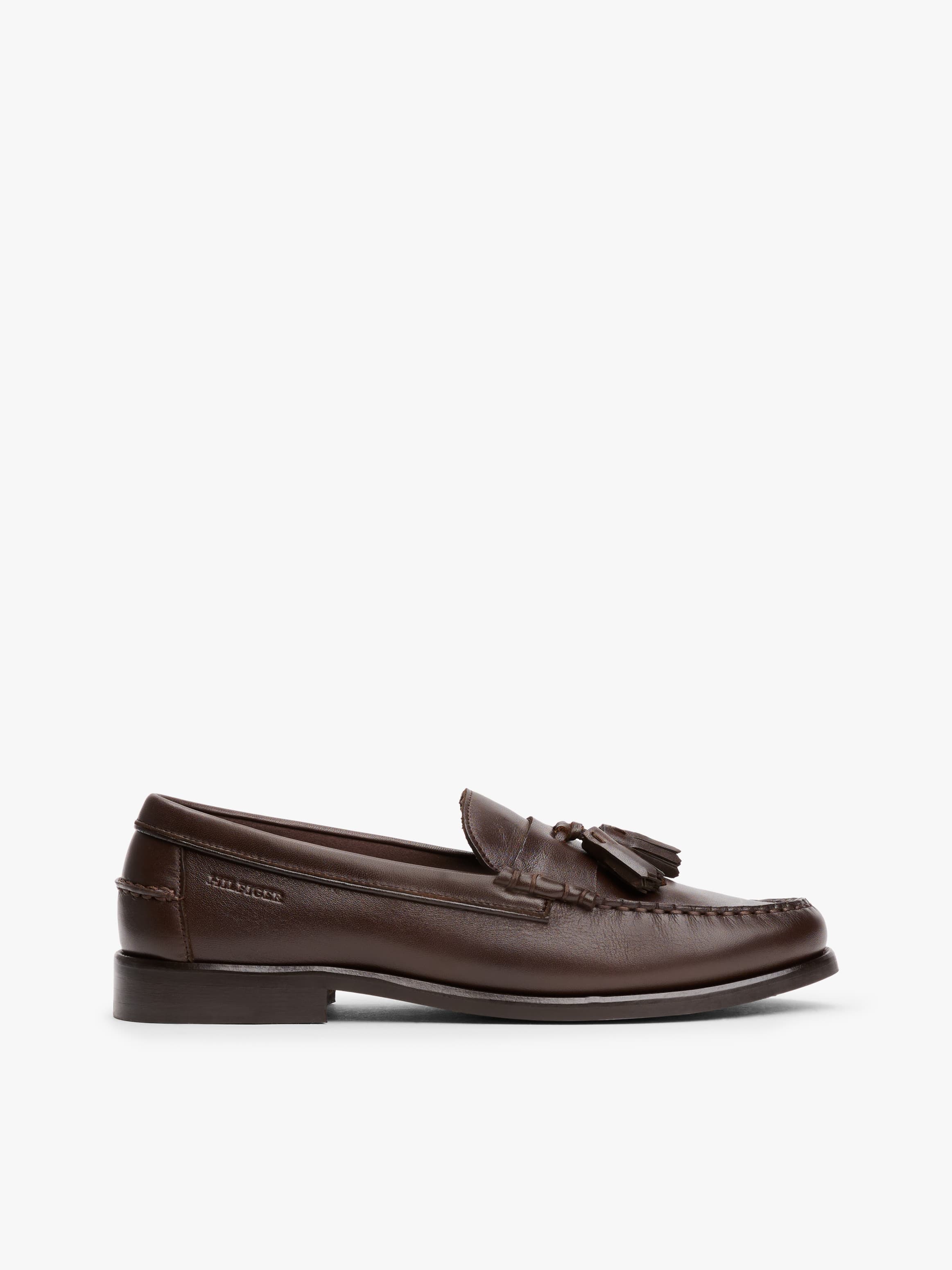 Leather Tassel Loafers