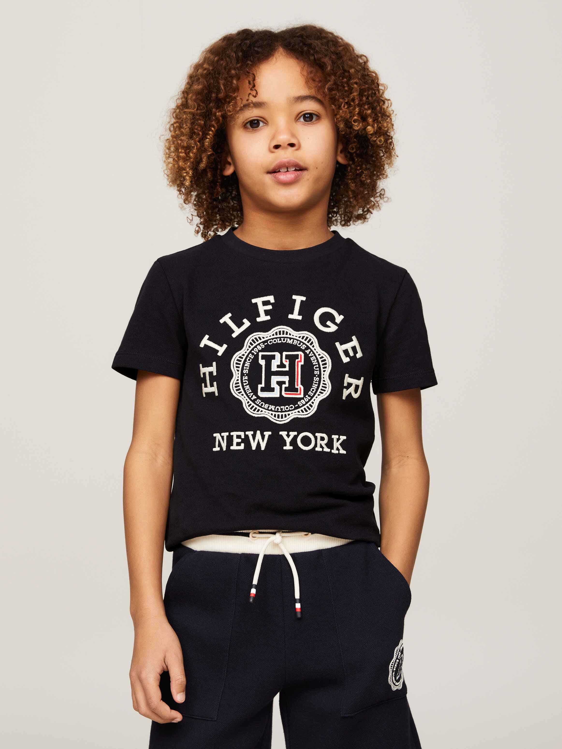Hilfiger Monotype Archive Crest Logo Embroidery T-Shirt