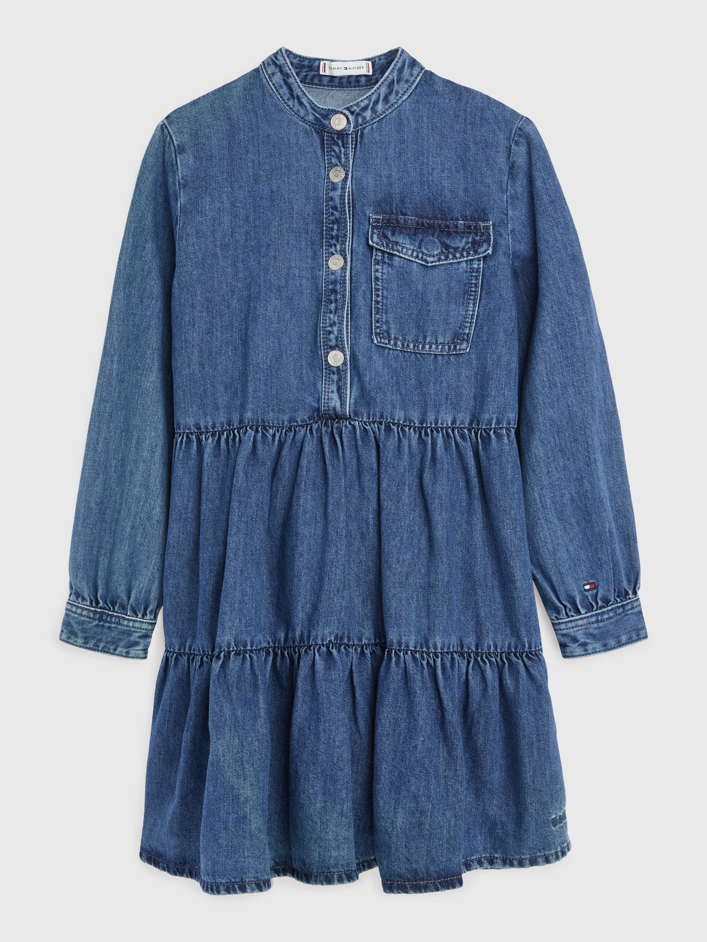 Rigid Hemp Denim Dress