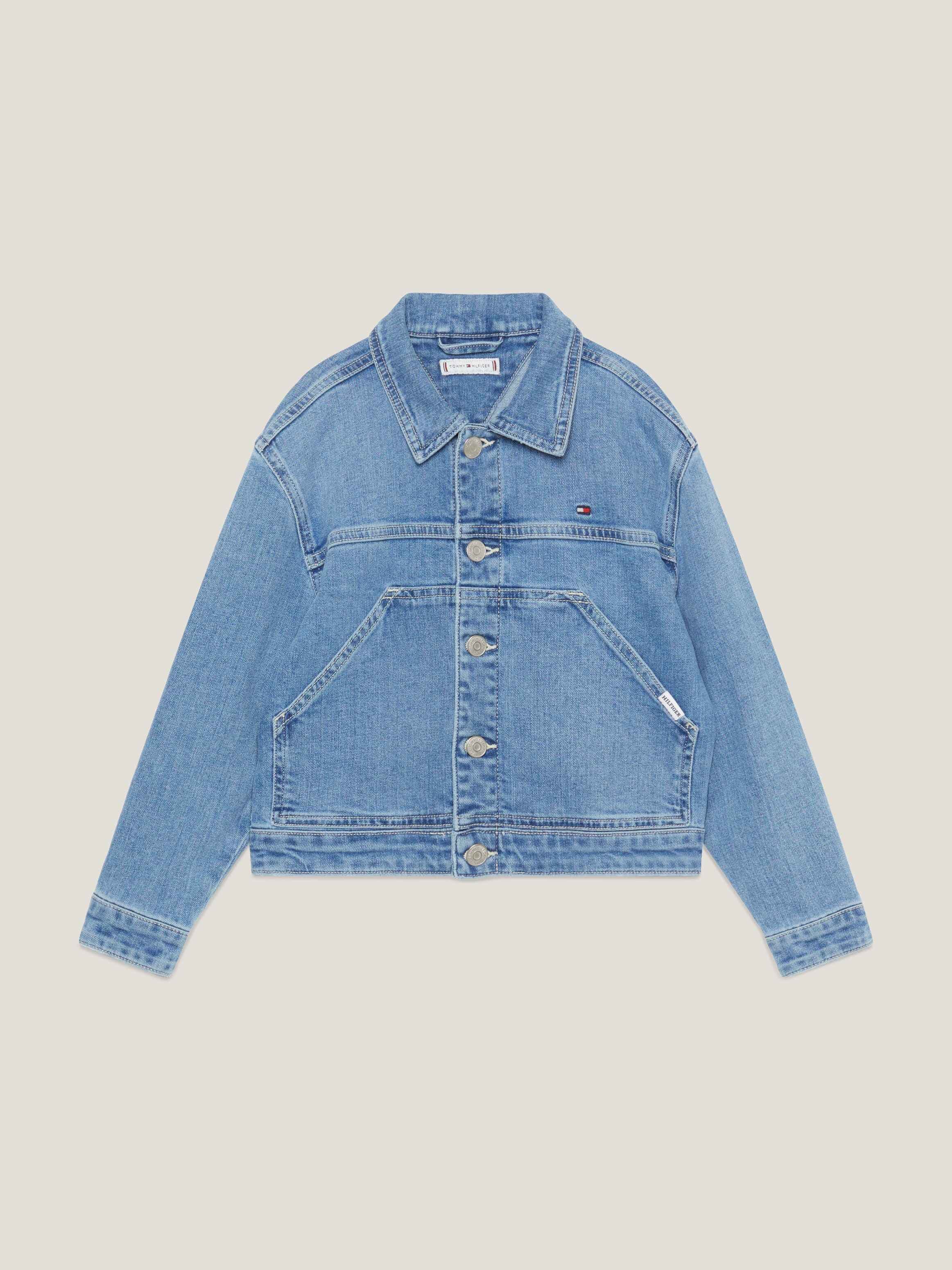 Essential Oversized Denim Trucker Jacket