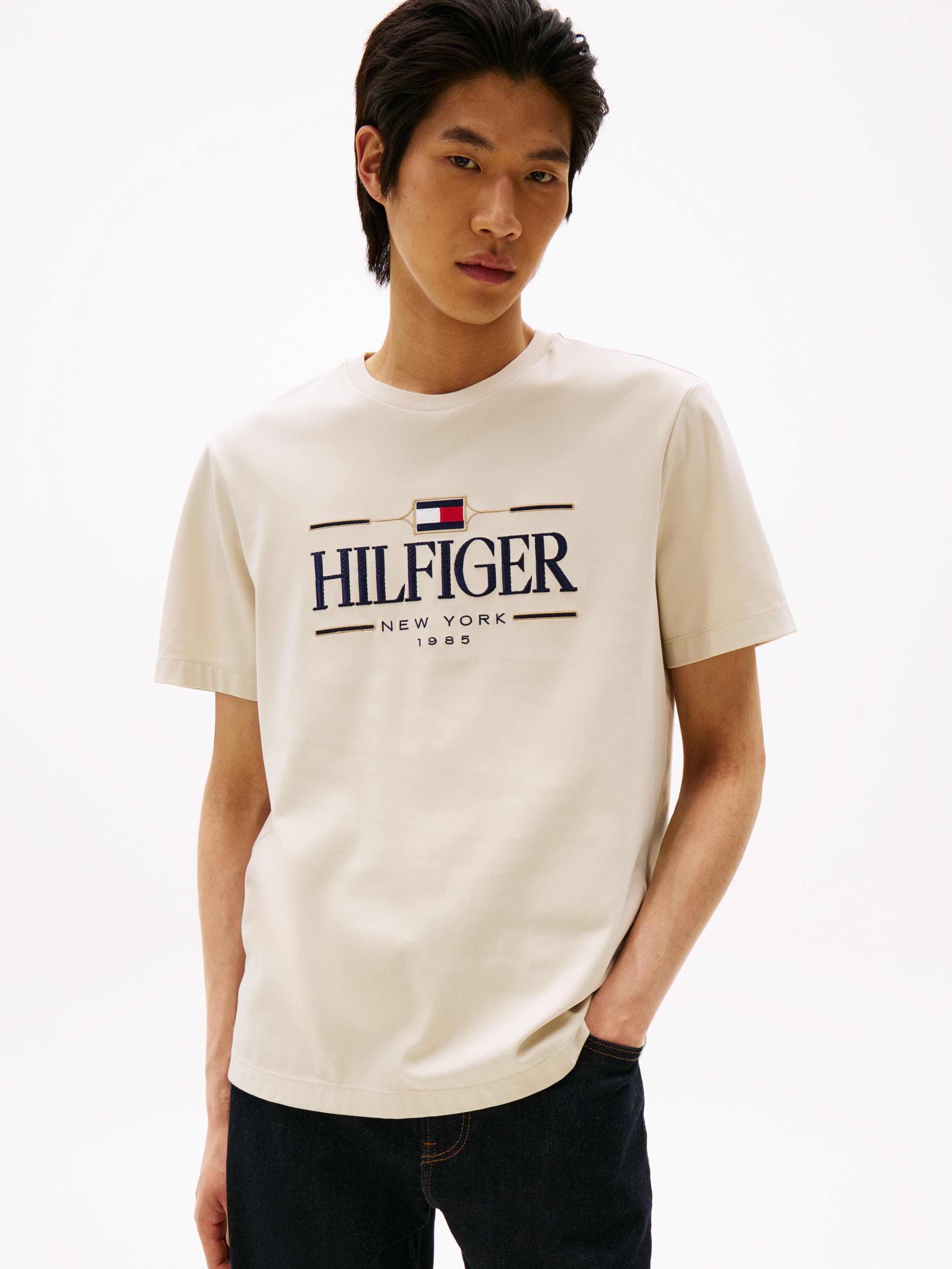 Tonal Logo Embroidery T-Shirt
