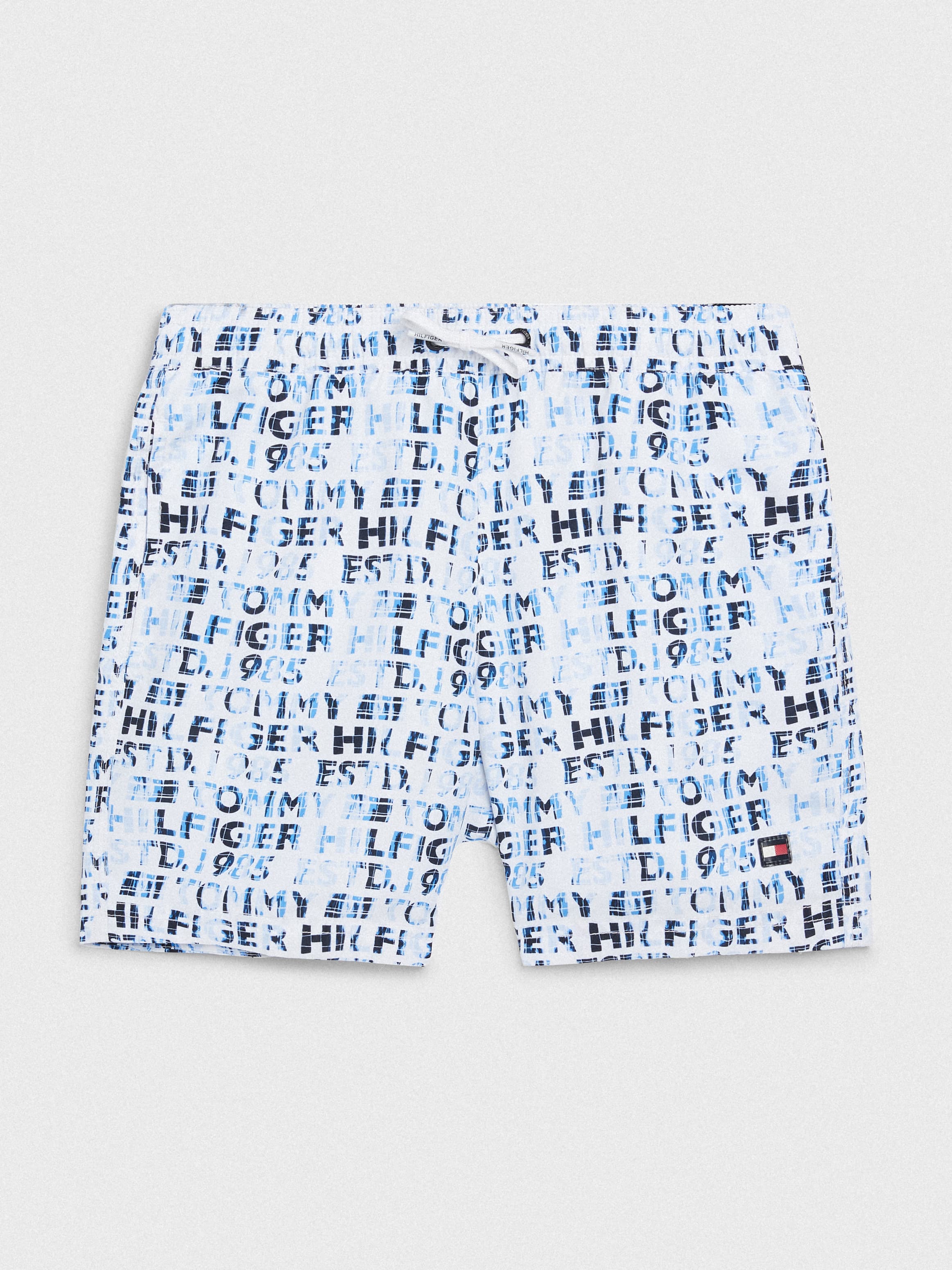 All-Over Logo Mid Length Swim Shorts
