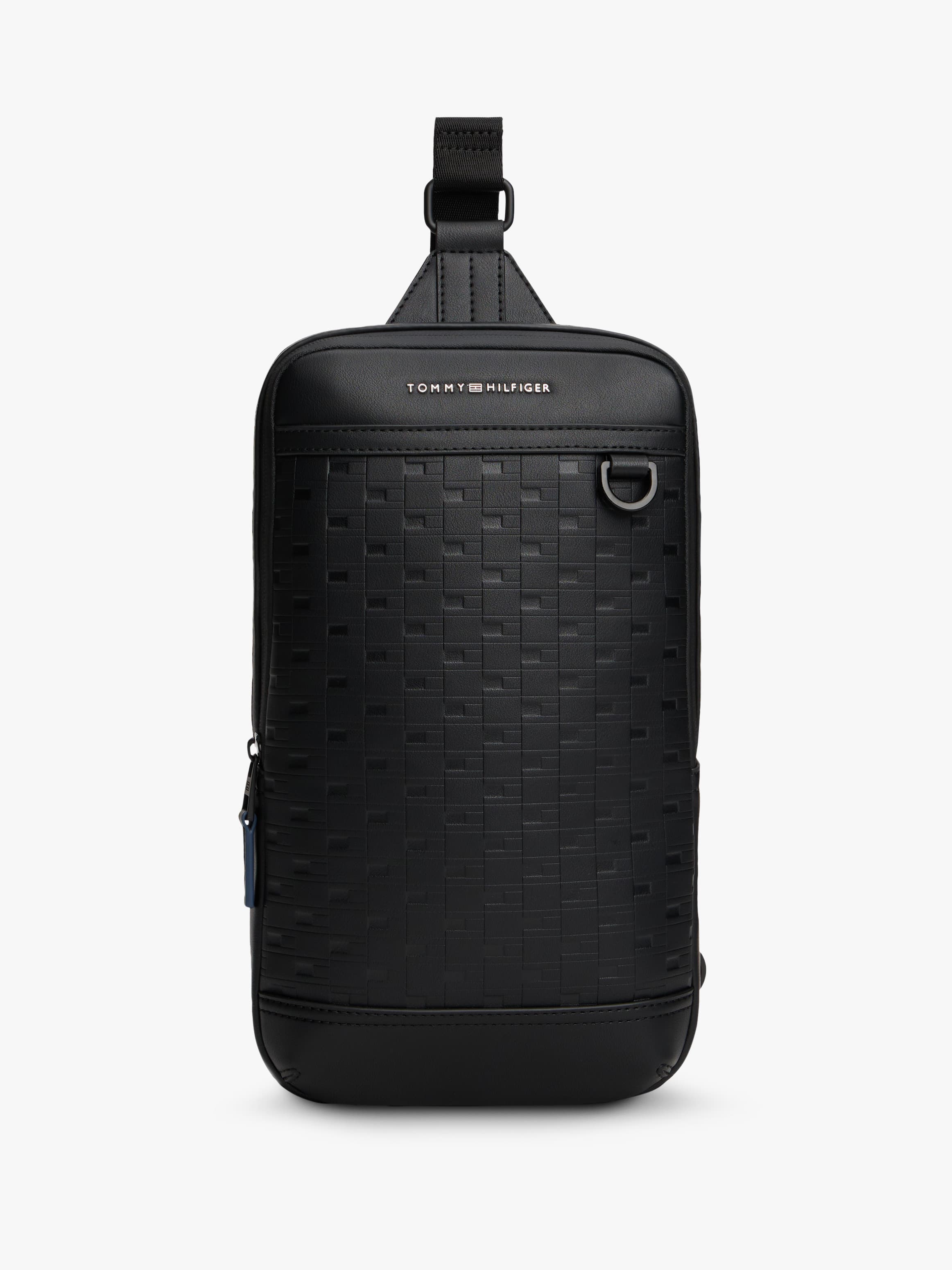 Modern Mixed Texture Flag Sling Bag