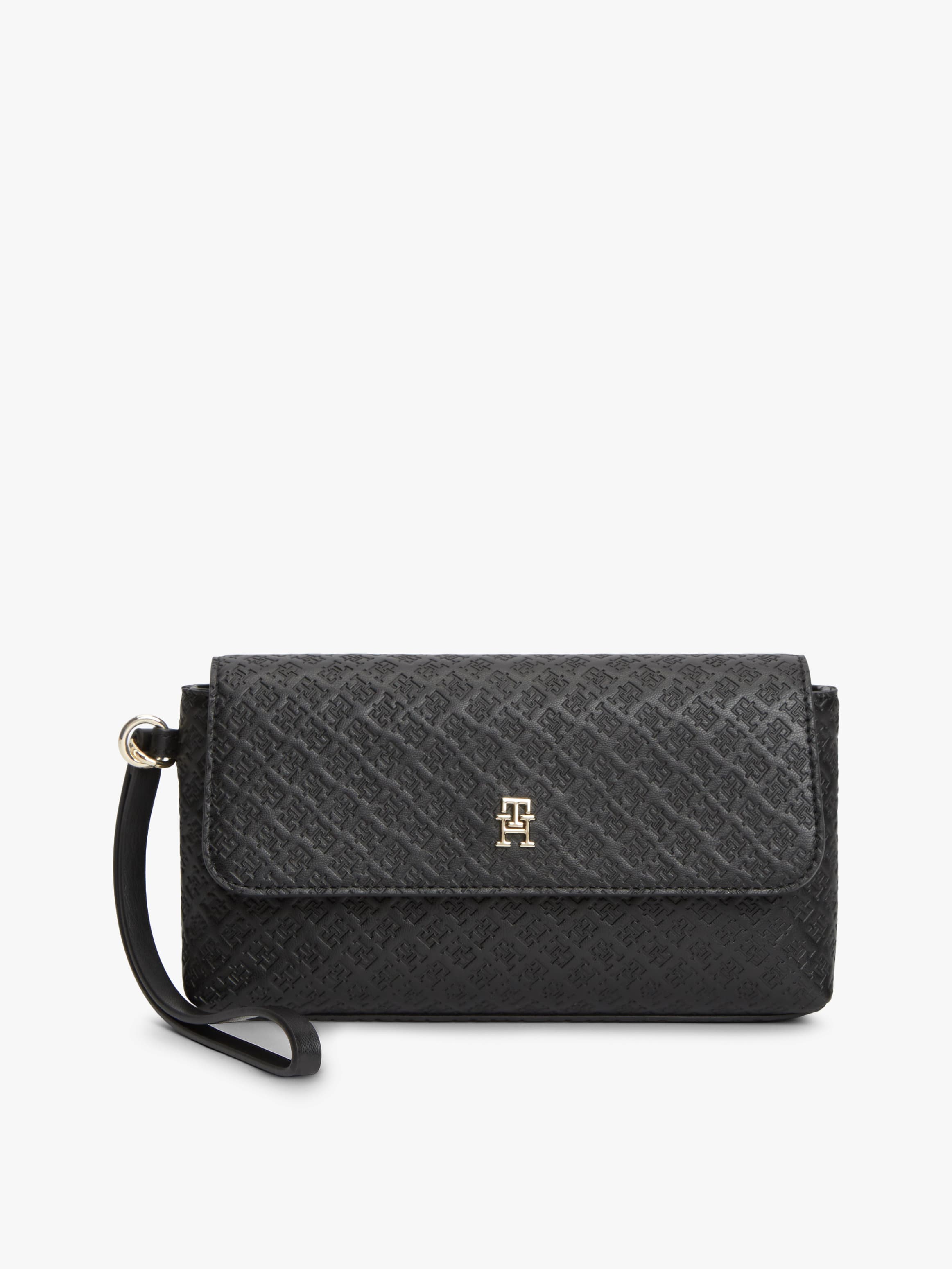 Hilfiger Icon Debossed Logo Flap Pouch