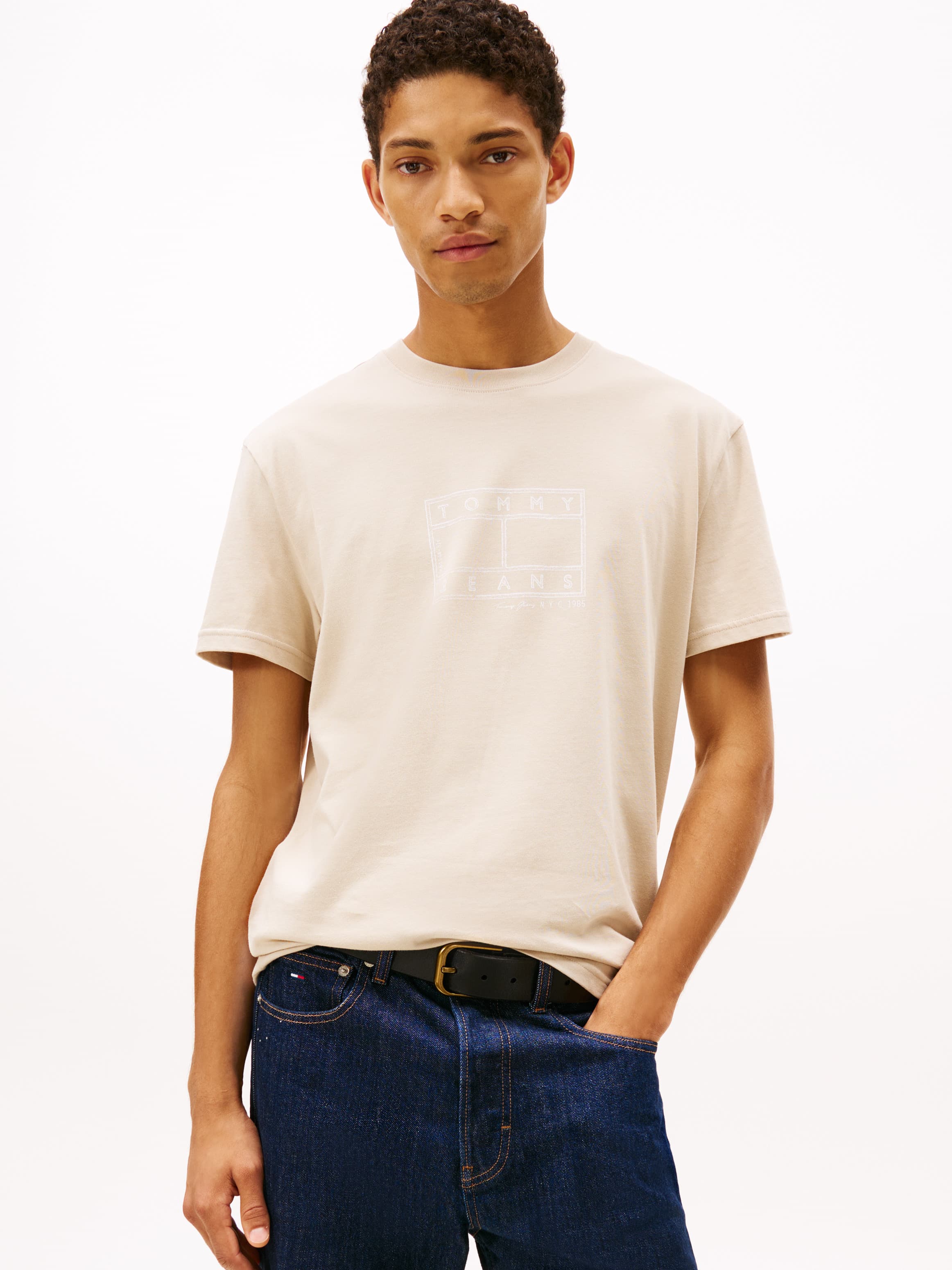 Logo Stamp Crew Neck T-Shirt