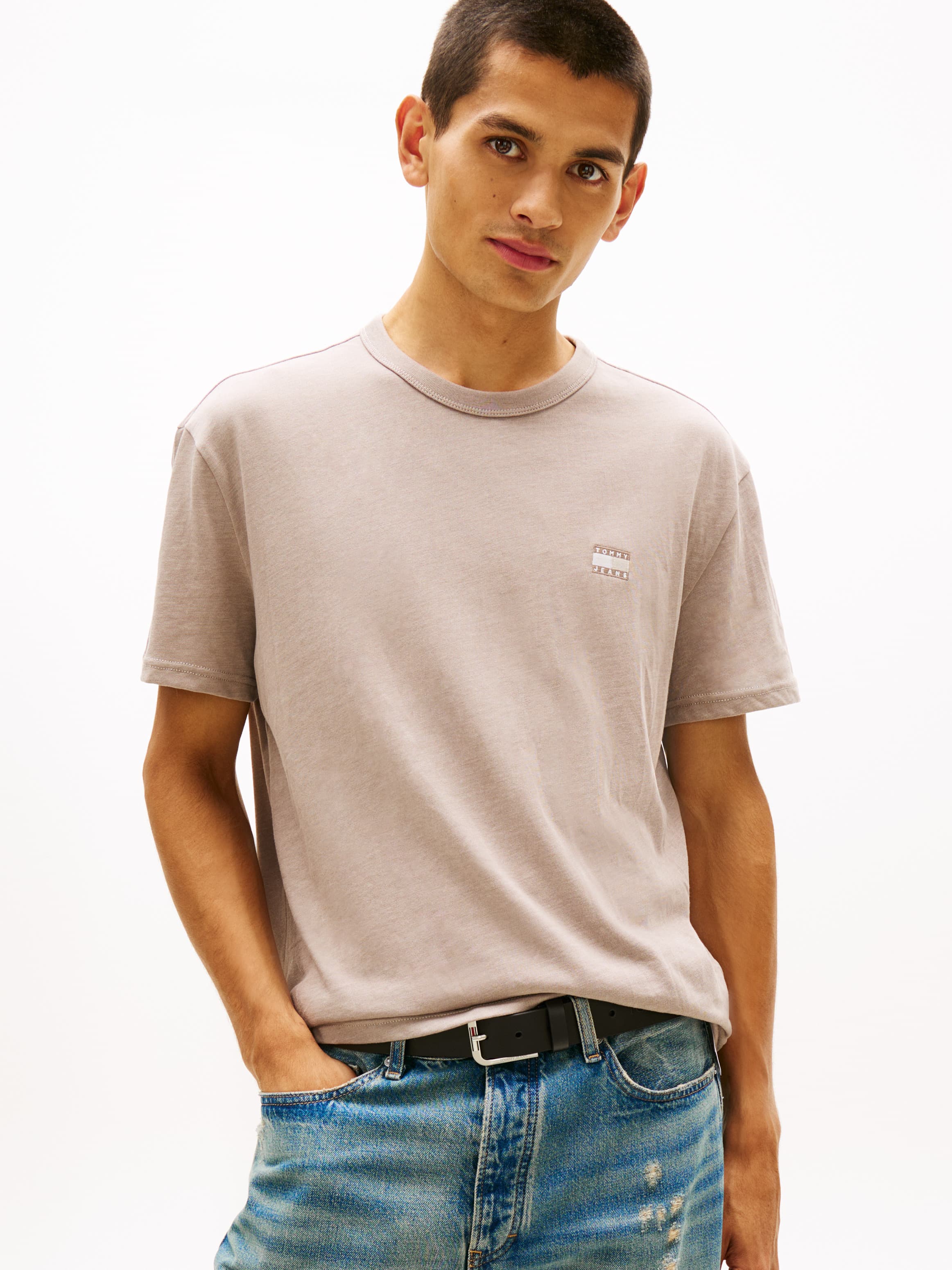 Tommy Badge Jersey Crew Neck T-Shirt