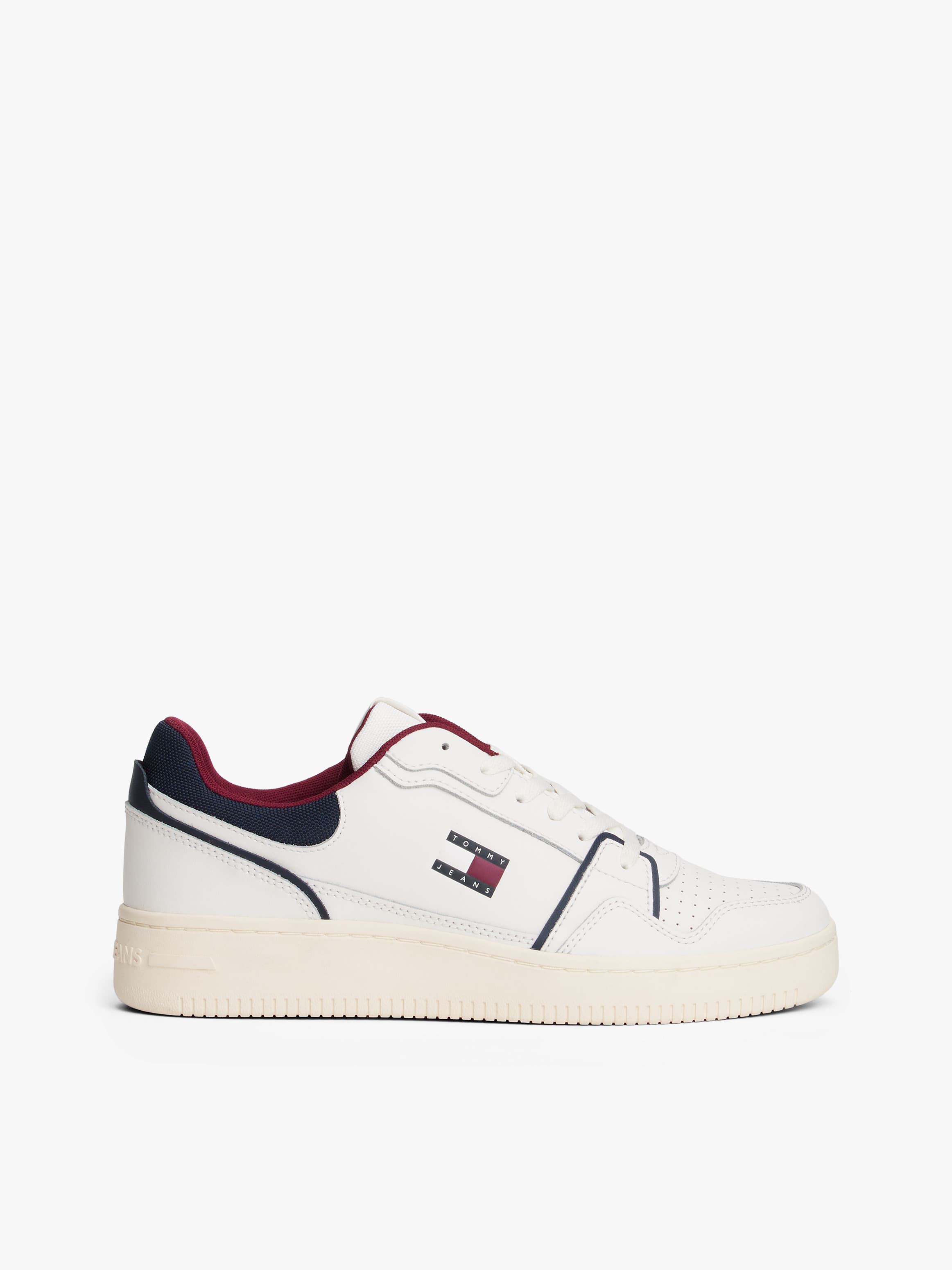 Fine Cleat Retro Basketball Trainers with Leather