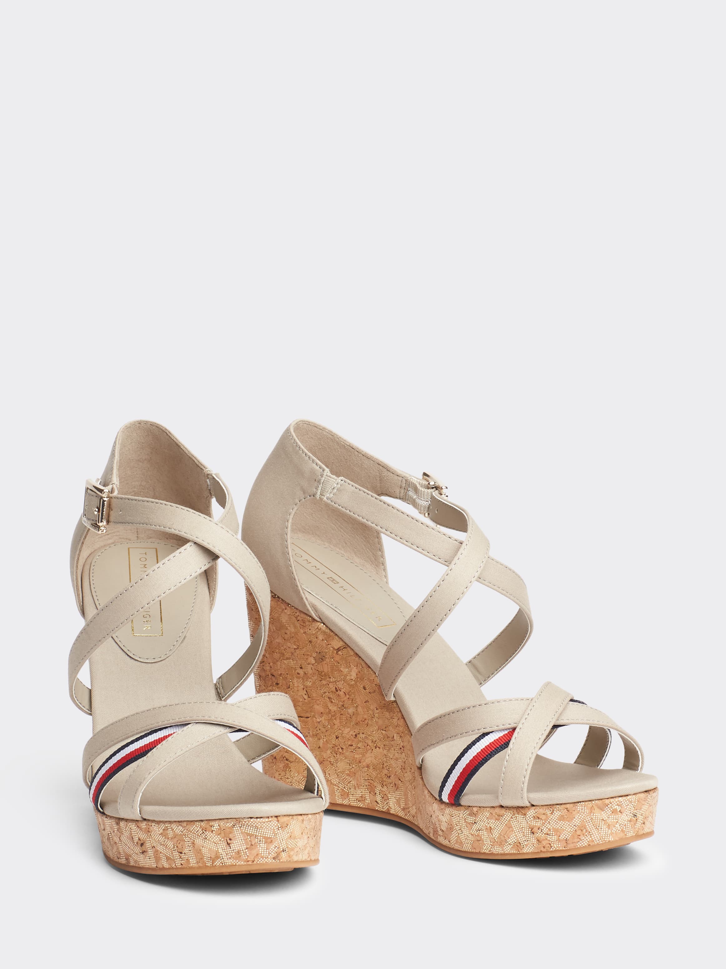 TH Monogram Signature High Wedge Heels