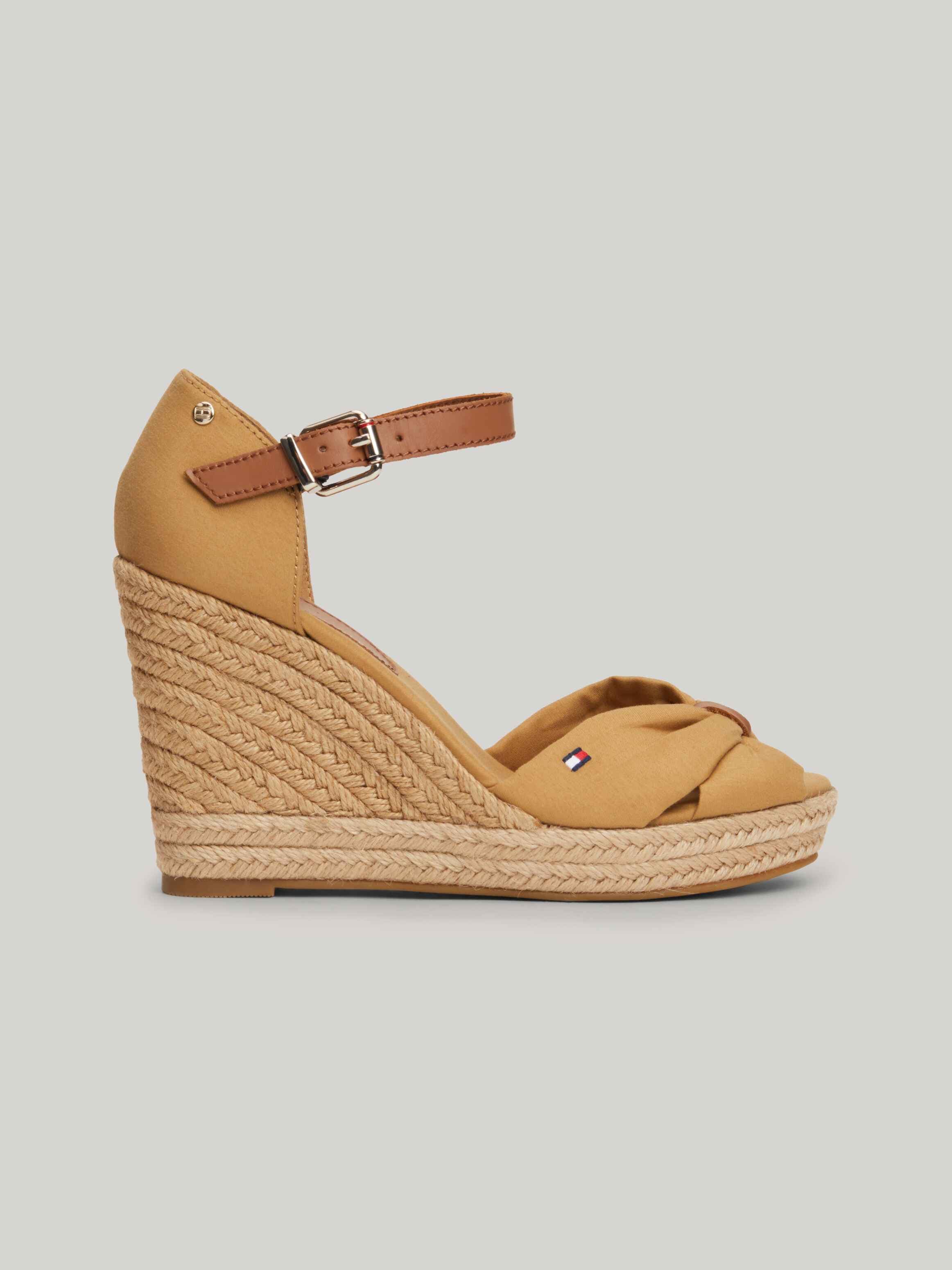 Open Toe High Wedge Espadrille Sandals
