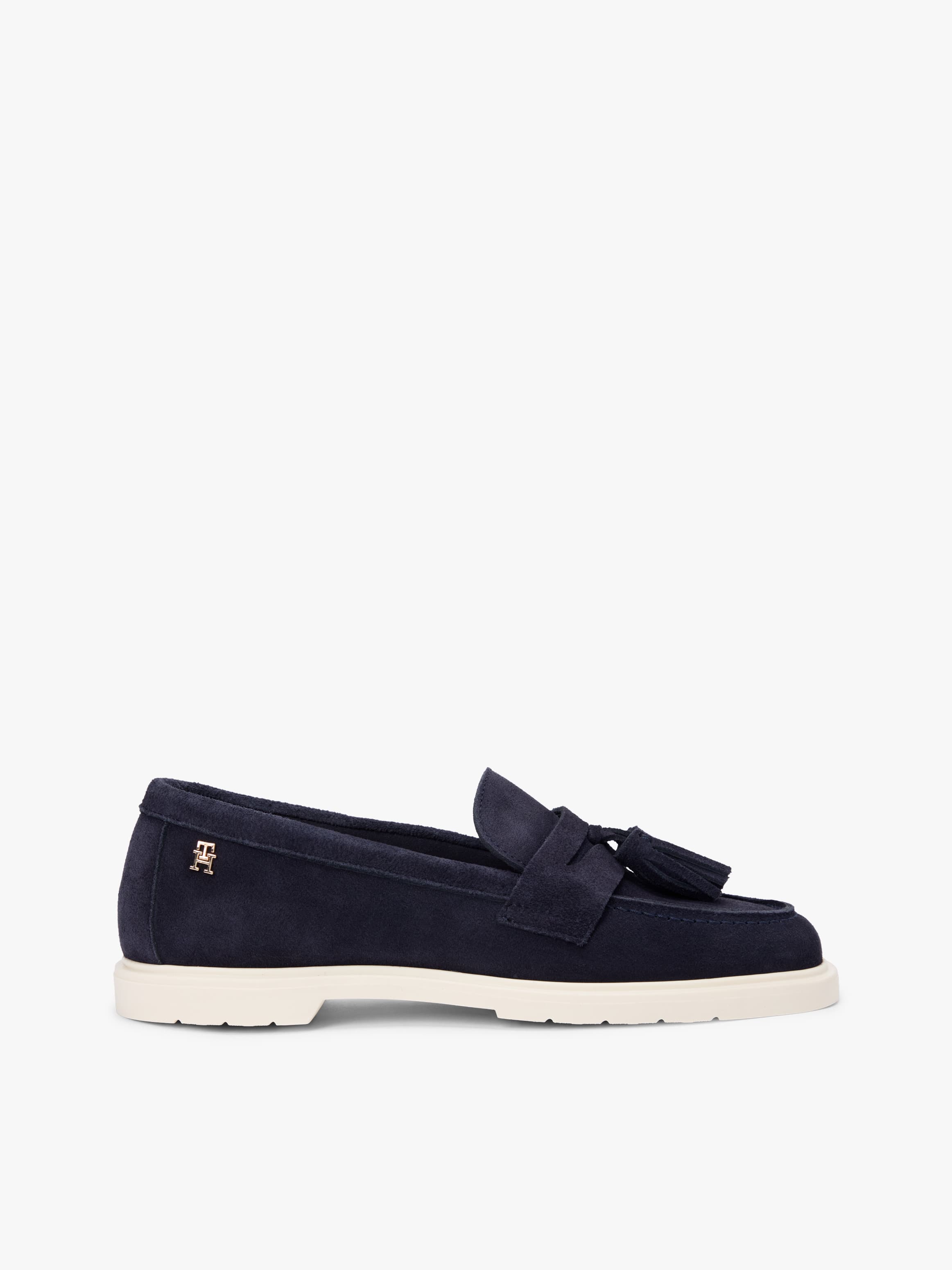 Lightweight Suede Tassel Loafers
