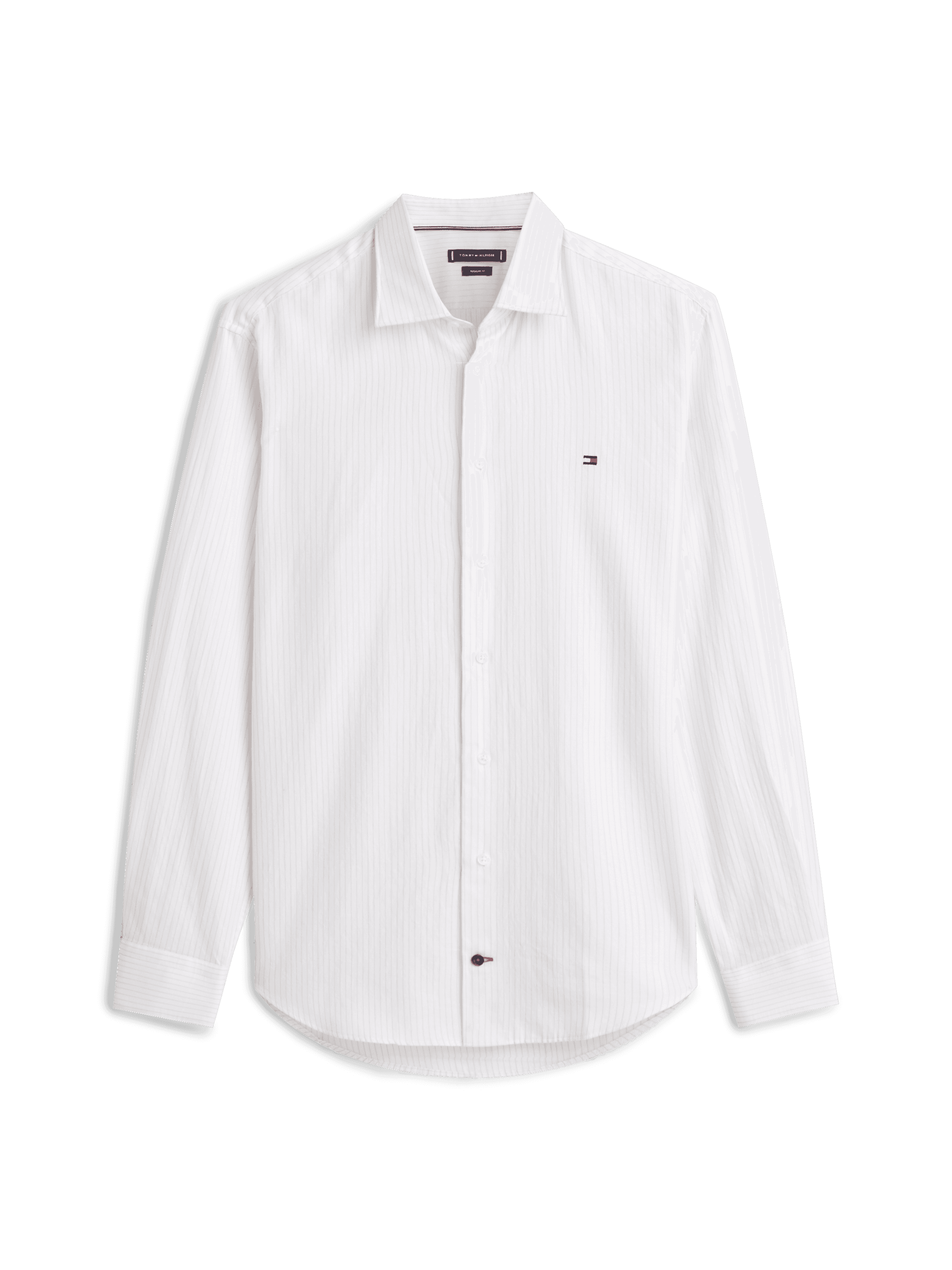 Twill Pinstripe Long Sleeve Shirt