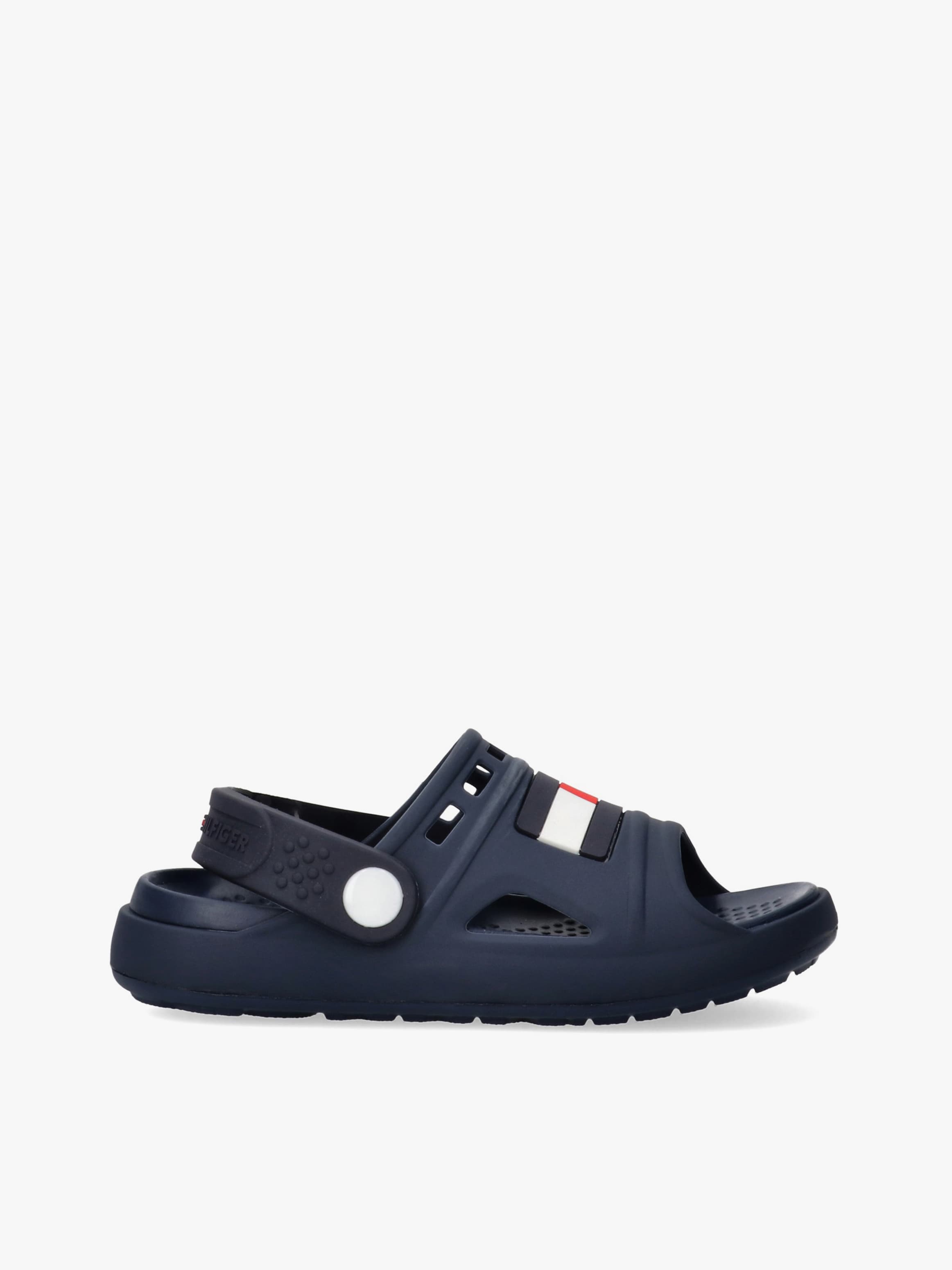 Boys’ Rubber Beach Sandals with Flag Detail
