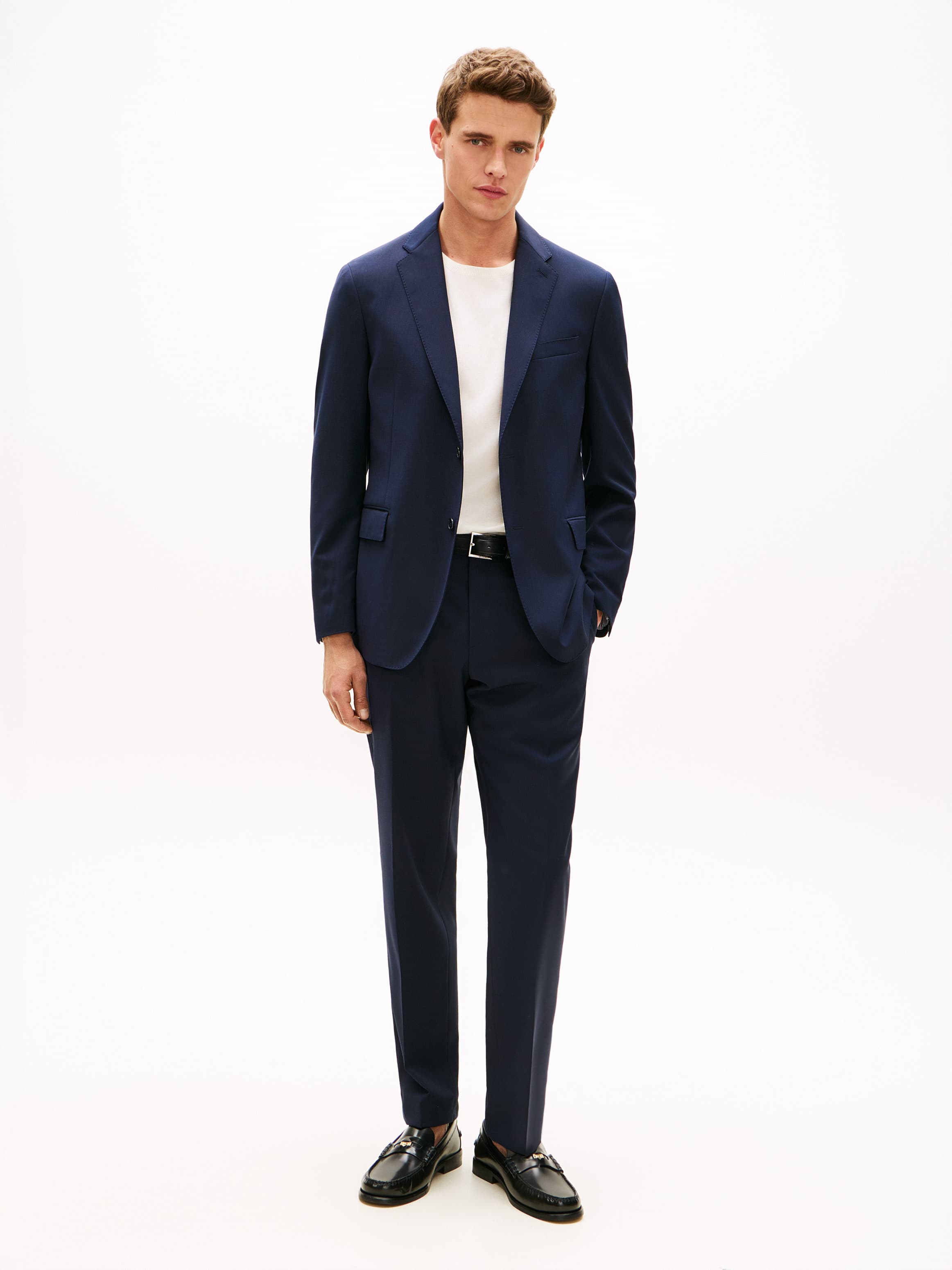 Regular Fit Wool Blend Suit