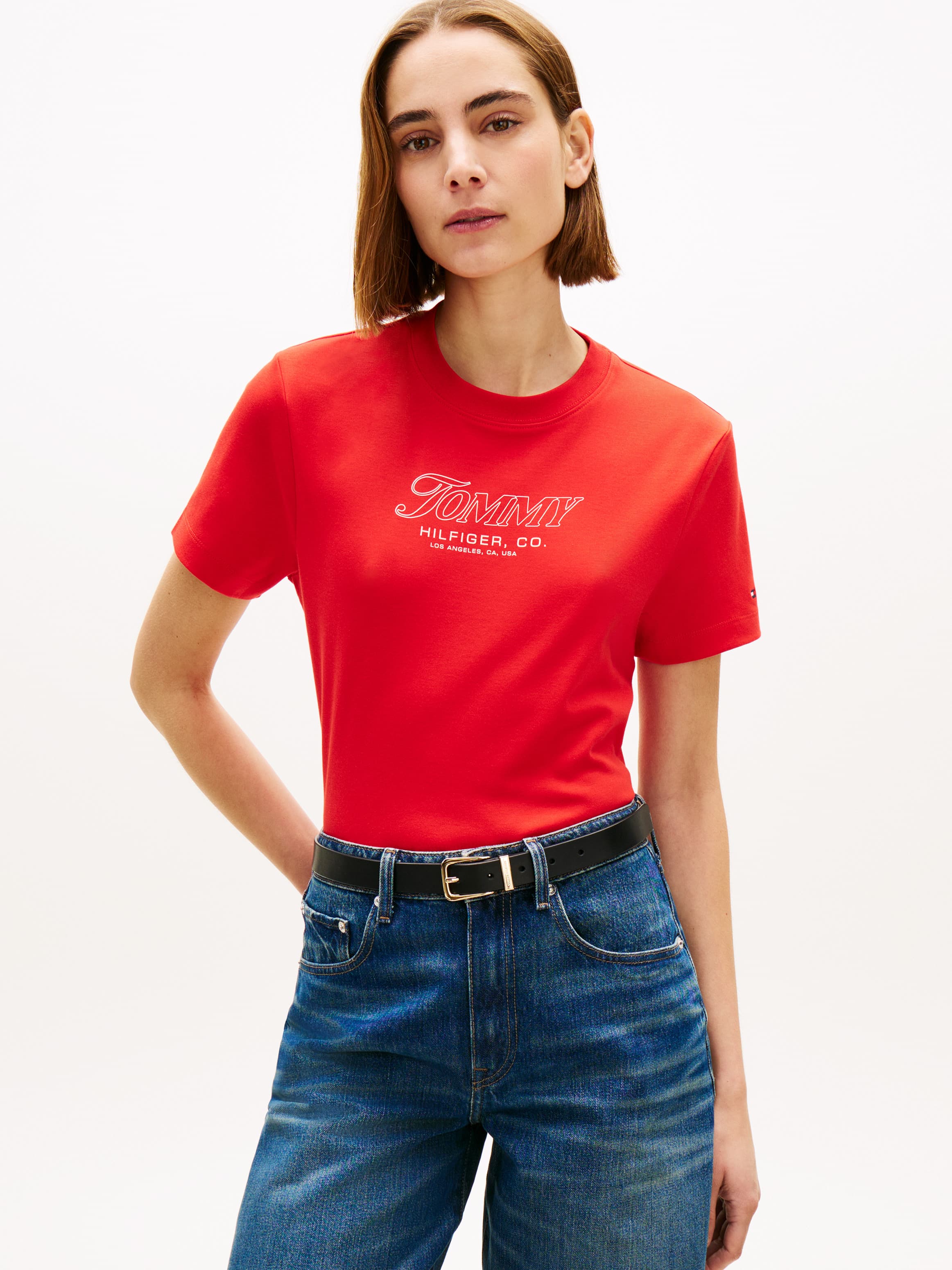Logo Interlock Knit T-Shirt